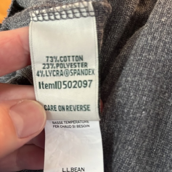 L.L.Bean women’s gray pull on corduroy pants size large . - Picture 7 of 10